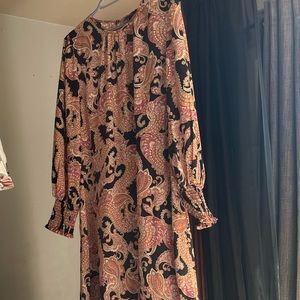 Fall dress plus dress